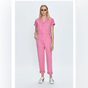 Pistola denim pink jumpsuit new with tag